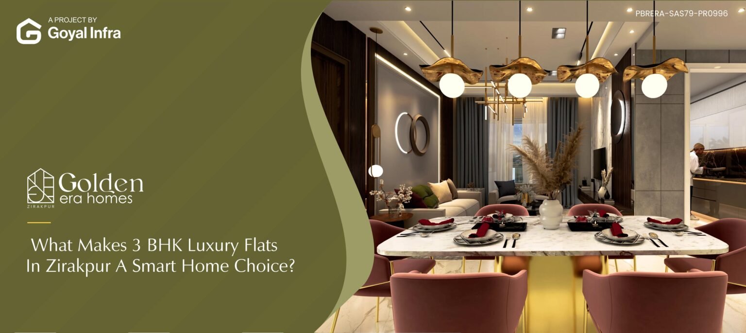 3 BHK luxury flats in Zirakpur